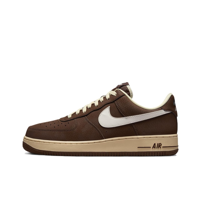 Nike Air Force 1 Low 'Hazelnut White Metallic Silver Fauna Brown' Мужские