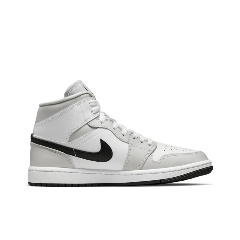 Air Jordan 1 Mid 'Obsidian White Dark Powder Blue' Женские