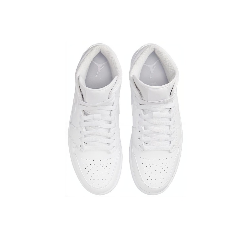 Air Jordan 1 Mid 'Triple White' Мужские