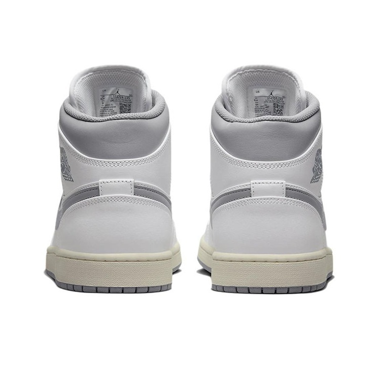 Air Jordan 1 Mid 'White/Vintage Grey' Мужские
