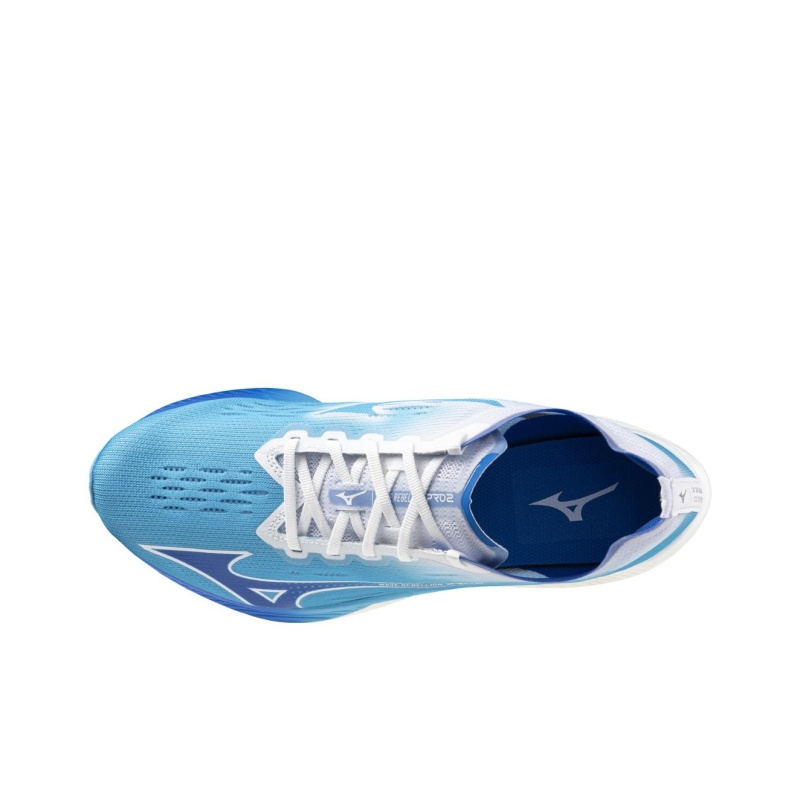 Mizuno Wave Rebellion Pro 2 'Light Blue White' Мужские