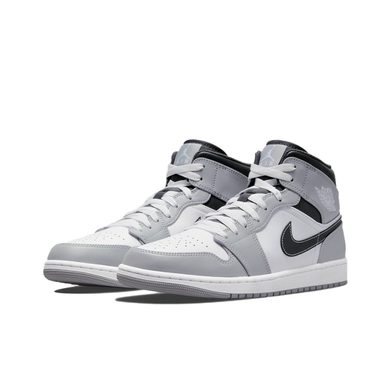 Air Jordan 1 Mid 'Light Smoke Grey / Anthracite / White' Мужские