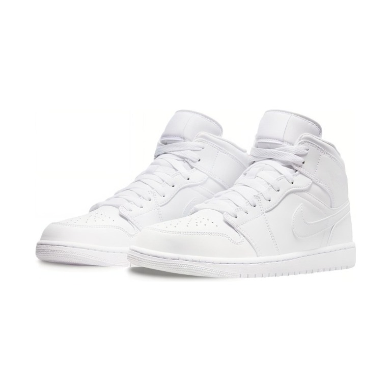 Air Jordan 1 Mid 'Triple White' Мужские