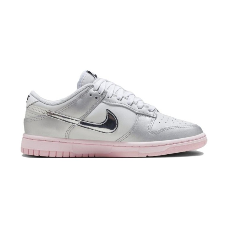 Nike Dunk Low 'Photon Dust Pink Foam Medium Soft Pink Metallic Silver' Женские