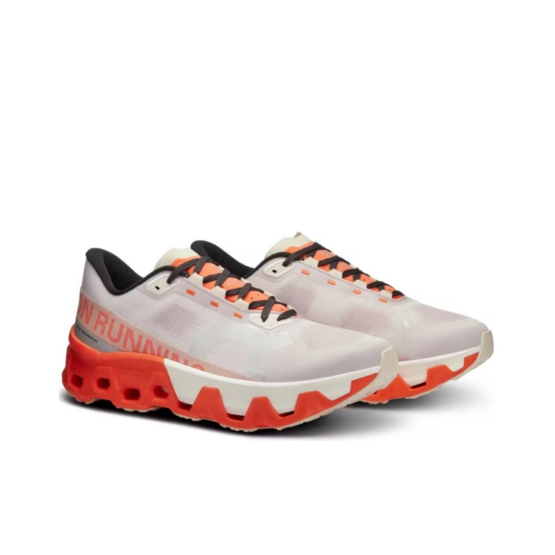On Cloudmonster 2 'White Orange' Мужские