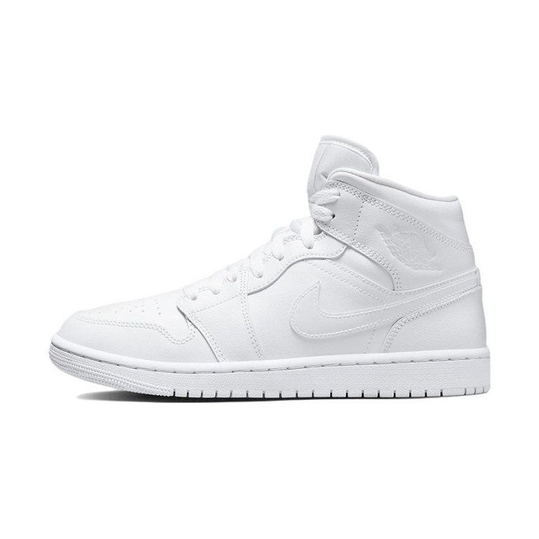 Air Jordan 1 Mid 'Triple White' Женские