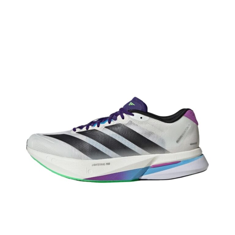 Adidas Adizero Boston 13 'White Black Lime Burst' Мужские