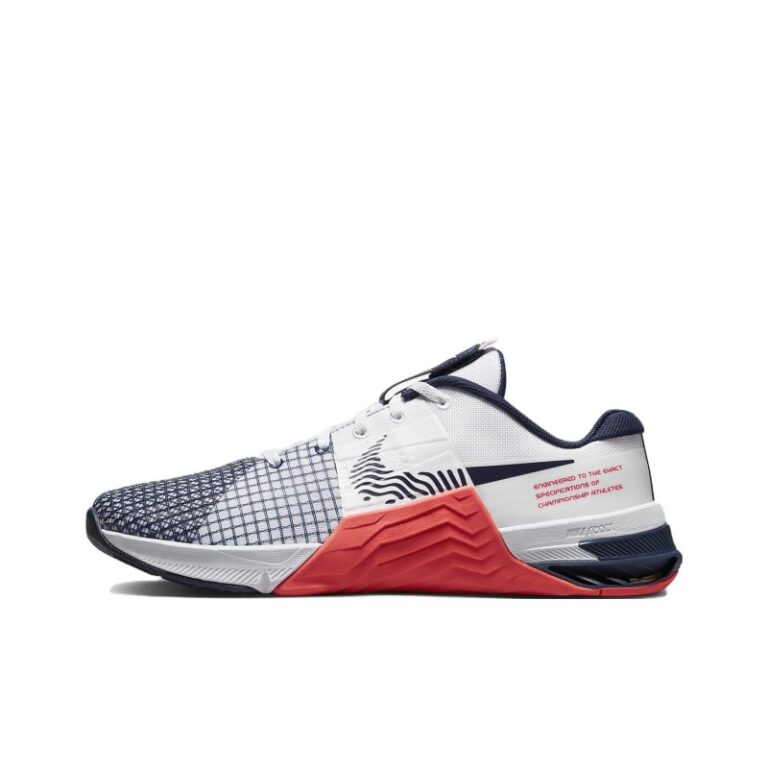 Nike Metcon 8 'White Crimson Obsidian' Мужские