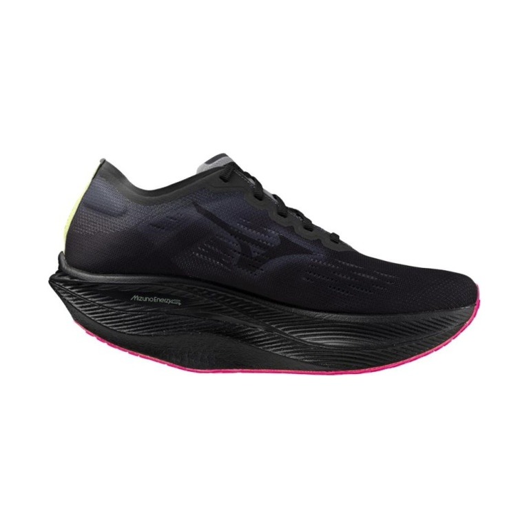 Mizuno Wave Rebellion Pro 2 'Black Silver Pink' Мужские