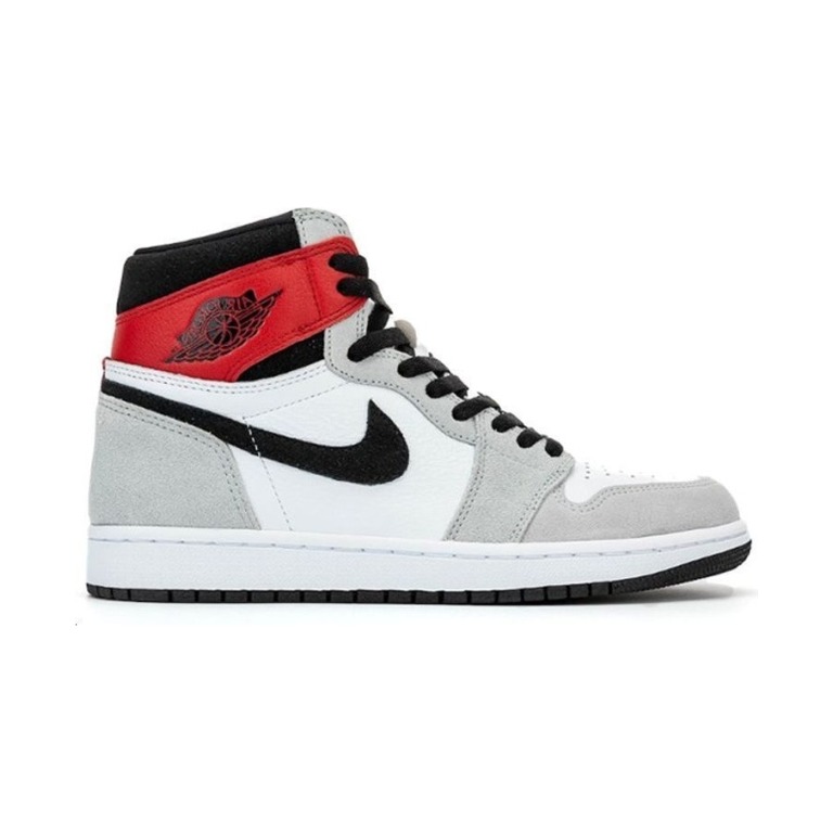 Air Jordan 1 High OG 'White / Black / Light Smoke Grey / Varsity Red' Мужские