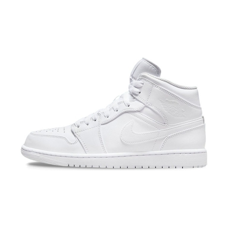 Air Jordan 1 Mid 'Triple White' Мужские