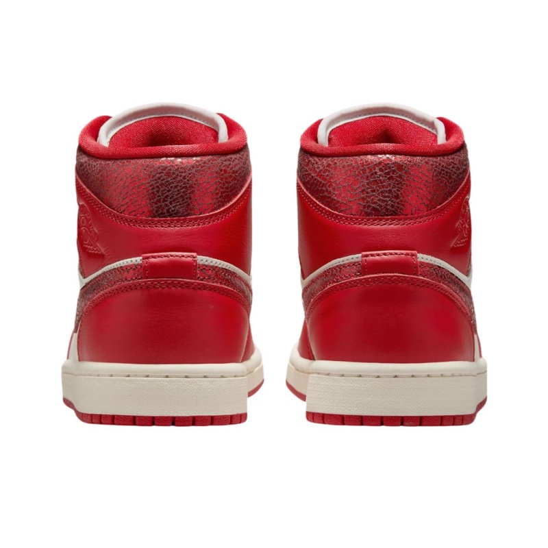 Air Jordan 1 Mid 'Red' Женские