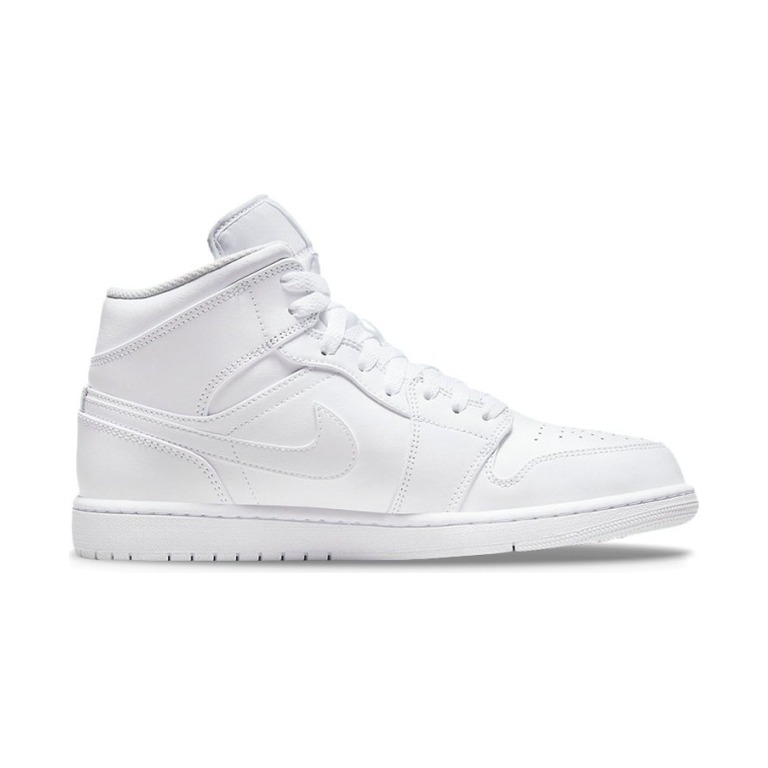 Air Jordan 1 Mid 'Triple White' Мужские
