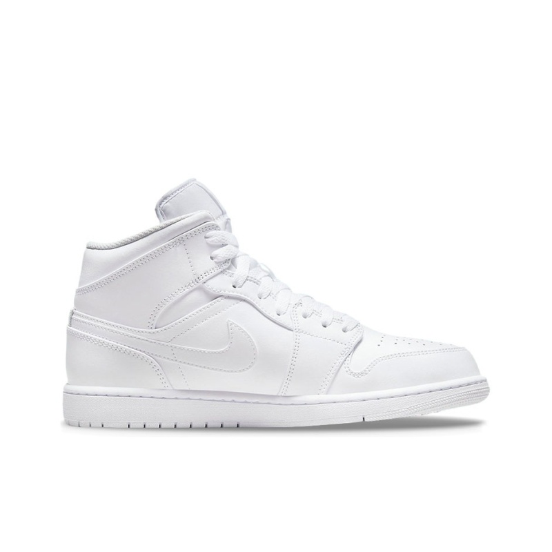 Air Jordan 1 Mid 'Triple White' Мужские