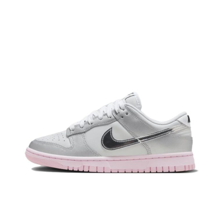 Nike Dunk Low 'Photon Dust Pink Foam Medium Soft Pink Metallic Silver' Женские