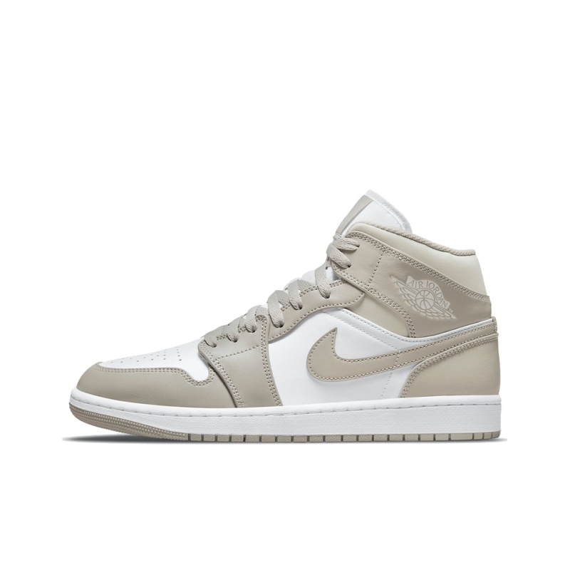 Air Jordan 1 Mid ‘College Grey / White / Light Bone’ Мужские
