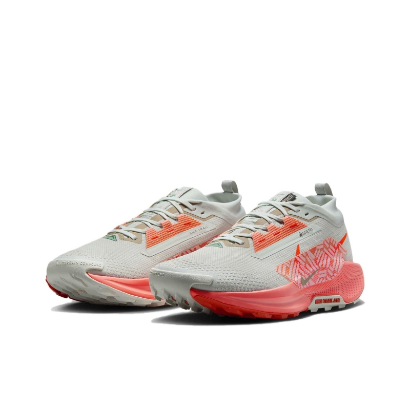 Nike Pegasus Trail 5 Gore-Tex 'Light Silver Light Wild Mango Vintage Coral Hyper Crimson' Мужские