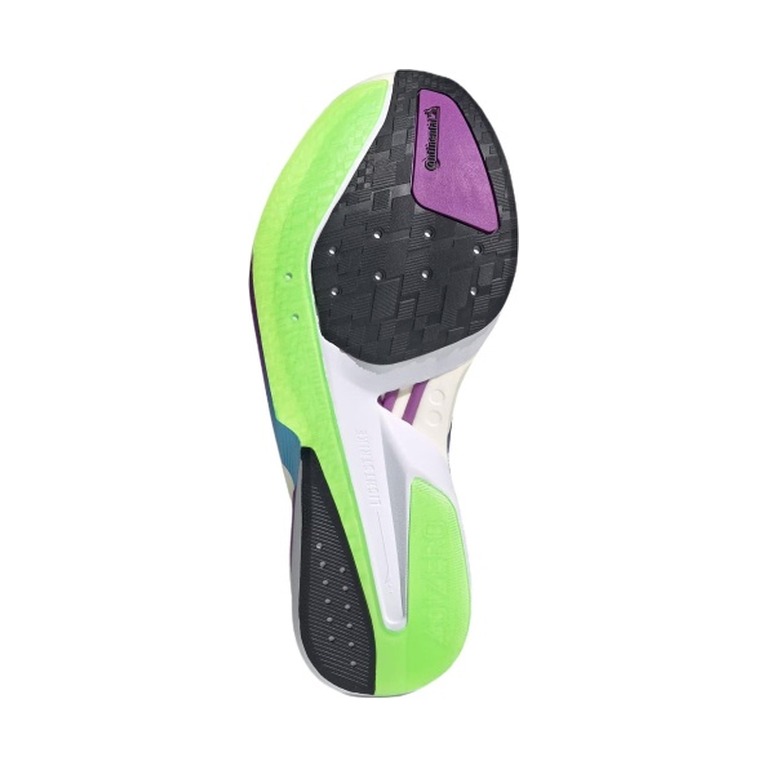 Adidas Adizero Boston 13 'White Collegiate Purple Lime Burst' Женские