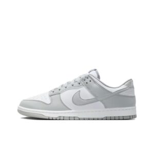 Nike Dunk Low 'White White Light Smoke Grey' Мужские