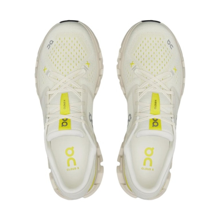 On Cloud X 4 'Ivory Lime' Мужские