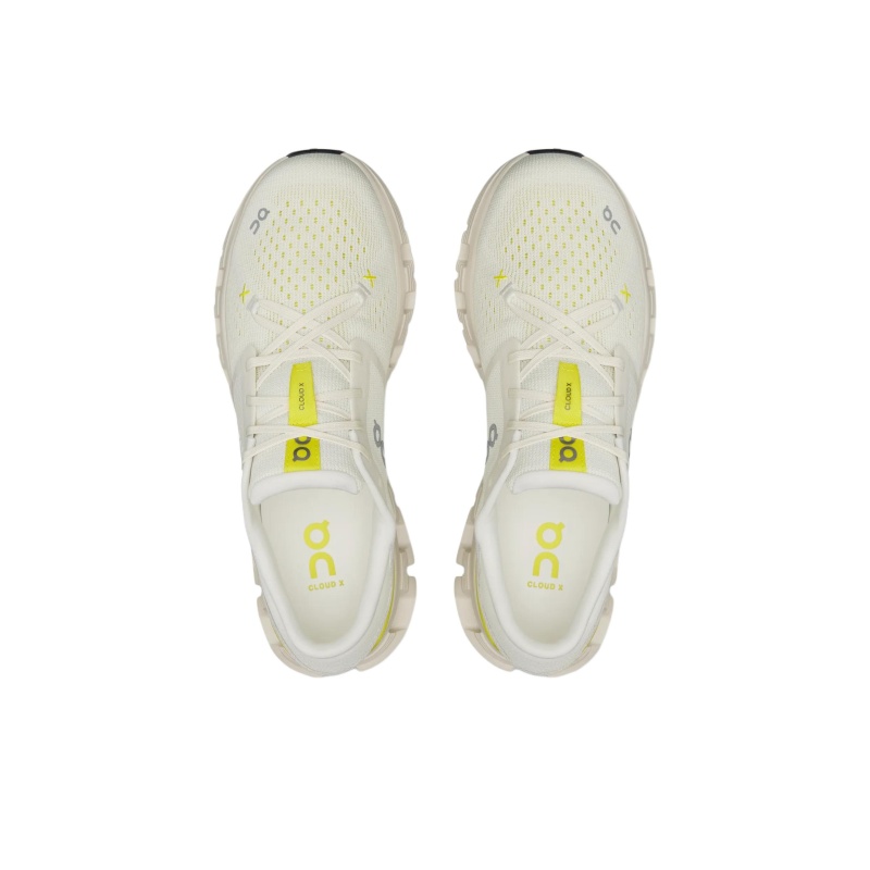 On Cloud X 4 'Ivory Lime' Мужские