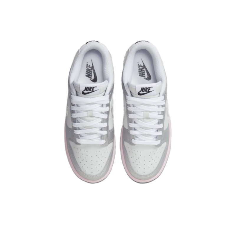 Nike Dunk Low 'Photon Dust Pink Foam Medium Soft Pink Metallic Silver' Женские
