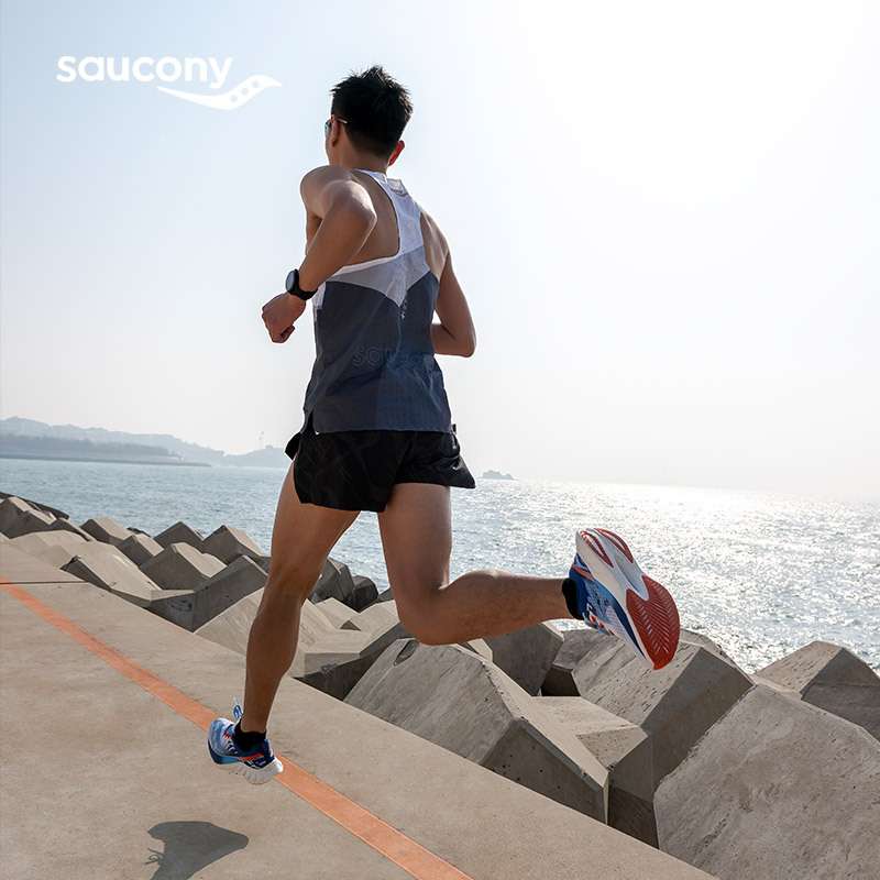 Saucony Endorphin Pro 'White Blue' Мужские
