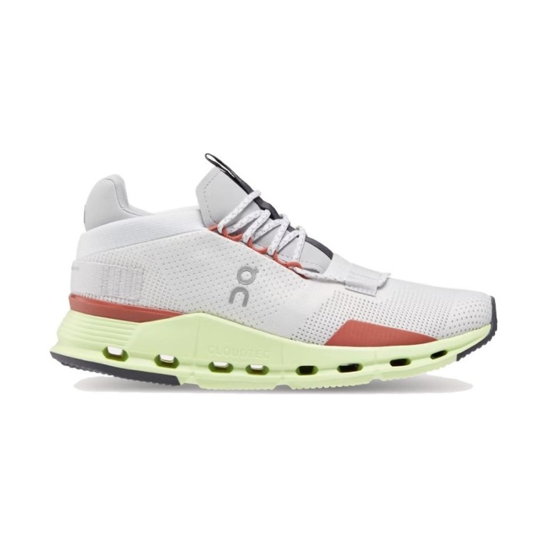 On Cloudnova 'Gray Yellow Red Grey Yellow Red' Женские