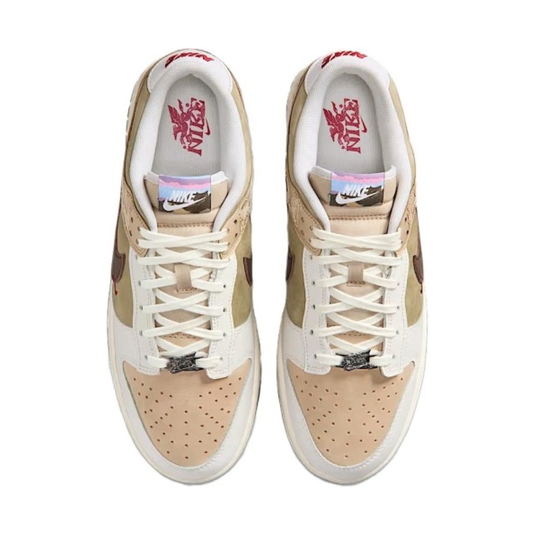 Nike Dunk Low 'Linen Phantom Neutral Olive Dark Hazel' Мужские