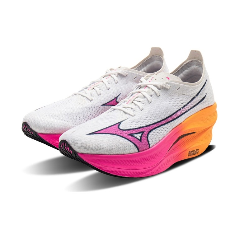 Mizuno Wave Rebellion Pro 3 'White Pink' Мужские