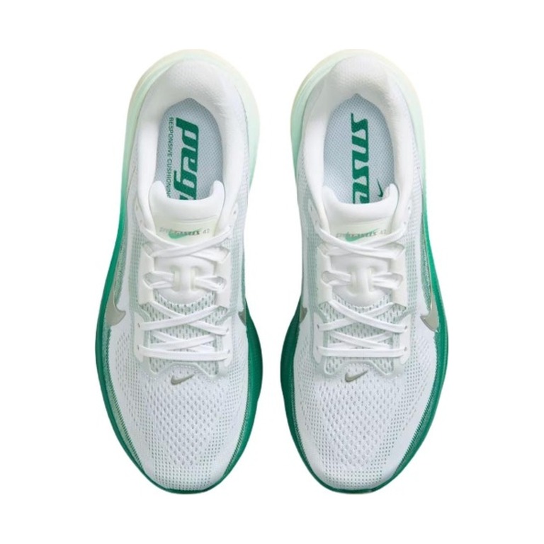 Nike Pegasus 42 'White Malachite Barely Green Metallic Silver' Женские