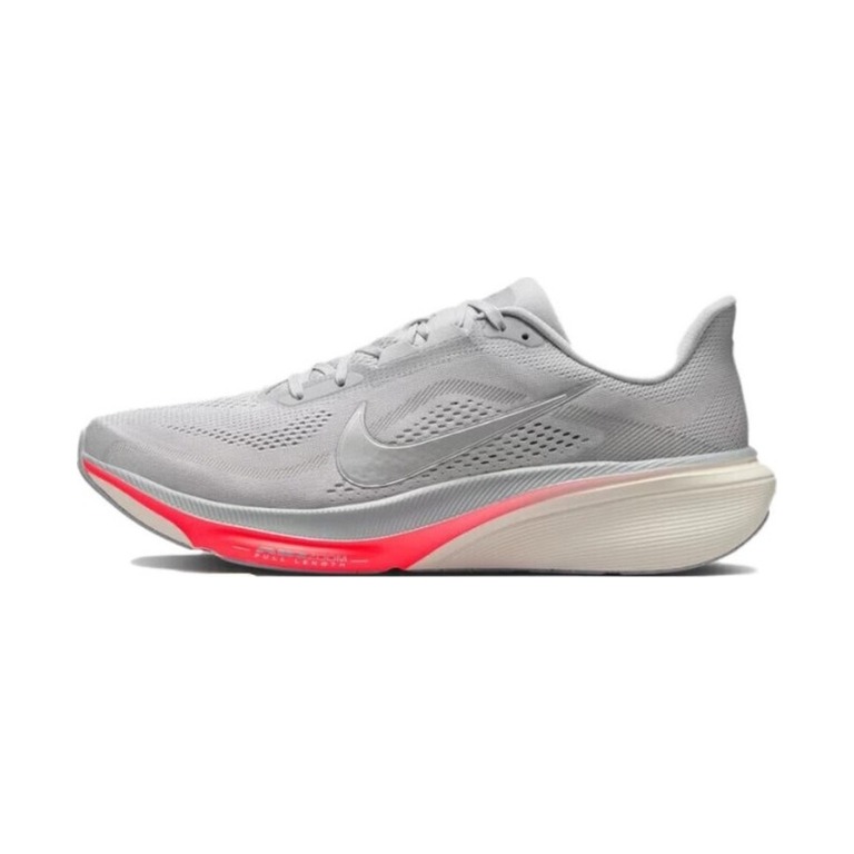 Nike Pegasus 42 'Wolf Grey / Photon Dust / Flash Crimson / Metallic Silver' Мужские