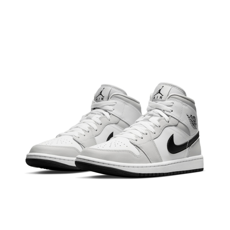 Air Jordan 1 Mid 'Obsidian White Dark Powder Blue' Женские