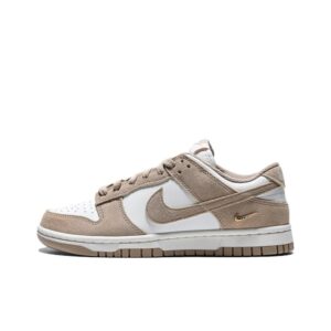 Nike Dunk Low 'Sail White Metallic Gold Linen' Женские