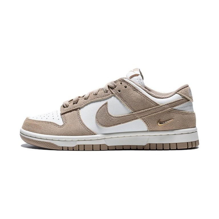 Nike Dunk Low 'Sail White Metallic Gold Linen' Женские