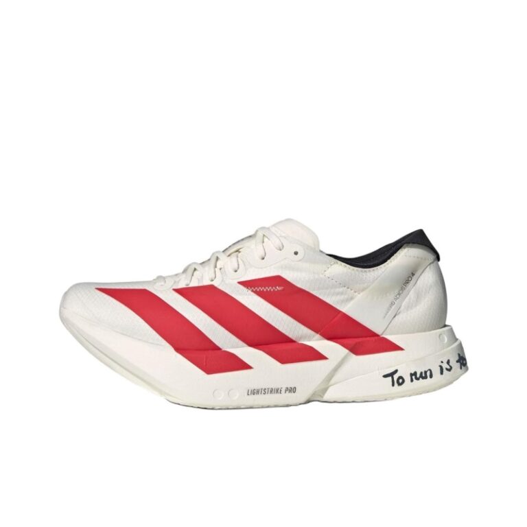 Adidas Adizero Adios Pro 4 'Off White / Better Scarlet / Core Black' Мужские