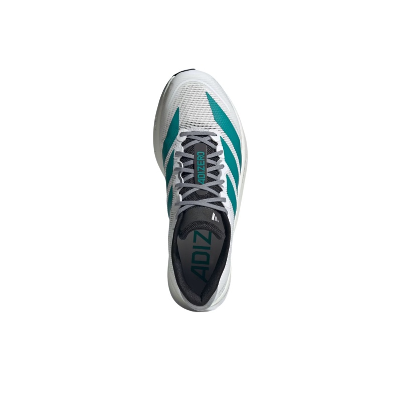 Adidas Adizero Boston 13 'Cloud White / Pure Teal / Grey Four' Мужские