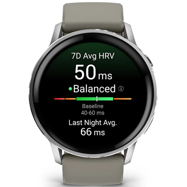 Garmin Venu 4 45mm Slate Black Leather