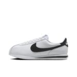 Leather White Black