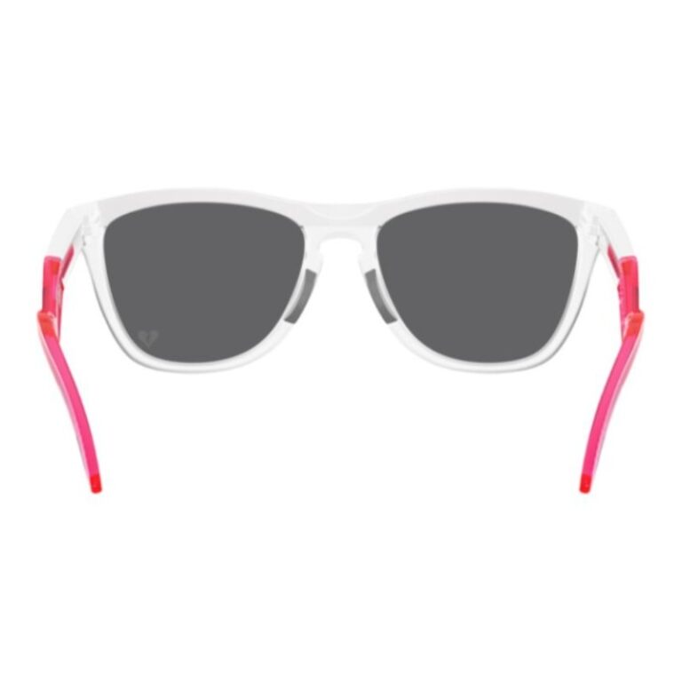 Oakley Frogskins 'Clear Neon Pink Prizm Grey'