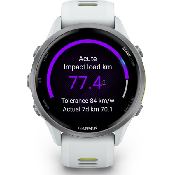 Garmin Forerunner 970 Titanium Whitestone/Amp Yellow