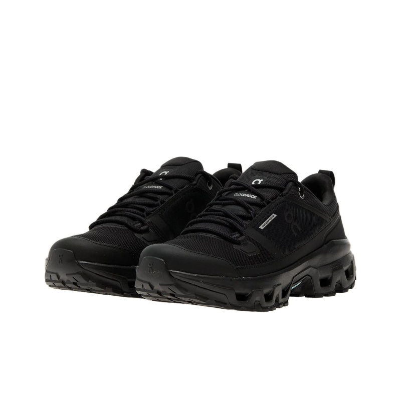 On Cloudrock Low Waterproof 'Black Black' Мужские