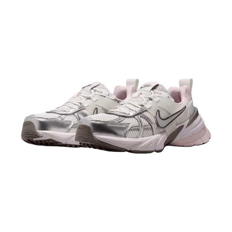 Nike V2K Run 'Platinum Tint / Summit White / Cave Stone / Metallic Silver' Женские