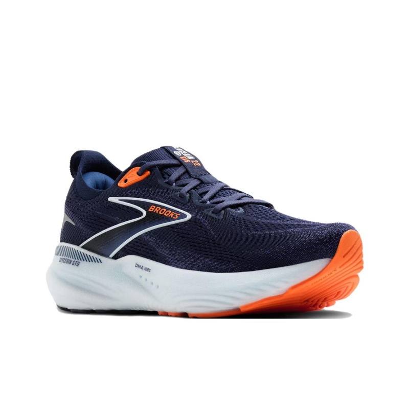 Brooks Glycerin GTS 22 'Peacoat Blue Ribbon Orange' Мужские