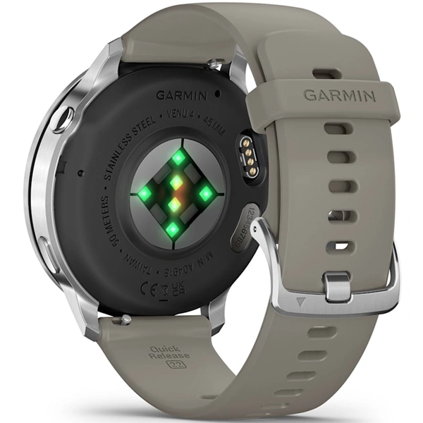 Garmin Venu 4 45mm Slate Black Leather