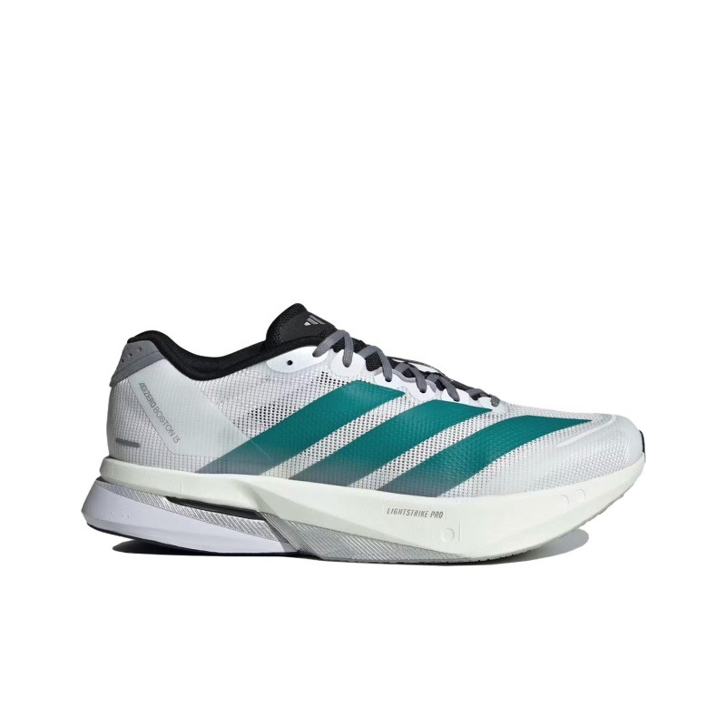 Adidas Adizero Boston 13 'Cloud White / Pure Teal / Grey Four' Мужские