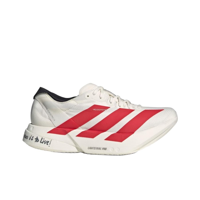 Adidas Adizero Adios Pro 4 'Off White / Better Scarlet / Core Black' Мужские