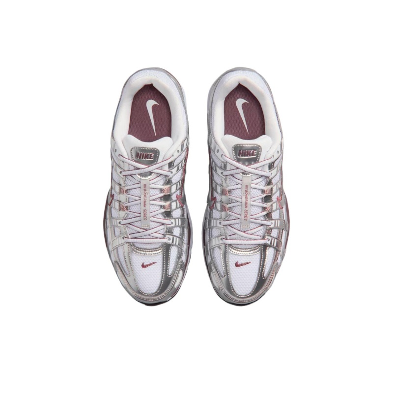 Nike P 6000 'White Metallic Silver Black Tattoo' Женские