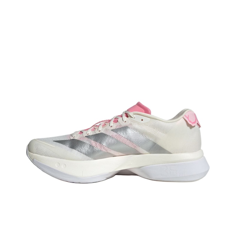 Adidas Adizero Boston 13 'Core White Silver Metallic Clear Pink' Мужские