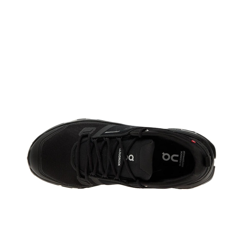 On Cloudrock Low Waterproof 'Black Black' Мужские